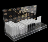 Custom acrylic lipgloss makeup display stand DMD-3509 Custom acrylic lipgloss makeup display stand
