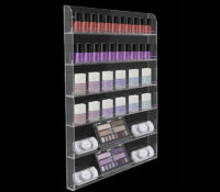 Custom acrylic wall makeup display rack DMD-3511 Custom acrylic wall makeup display rack