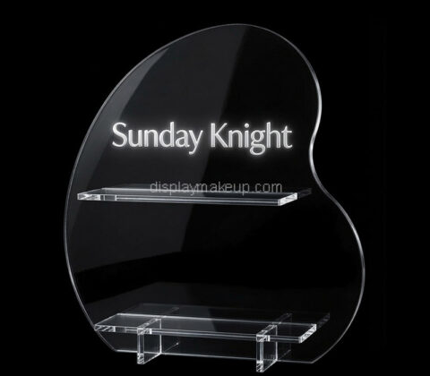 Custom acrylic countertop beauty display stand