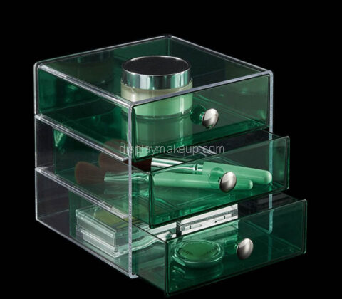 Custom acrylic skincare 3 drawers box
