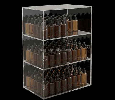 Custom acrylic 3 tiers essential oil display box