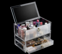 Custom acrylic skincare beauty drawers organizer box DMO-1377 Custom acrylic skincare beauty drawers organizer box