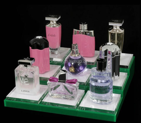 Custom acrylic perfume makeup display stand
