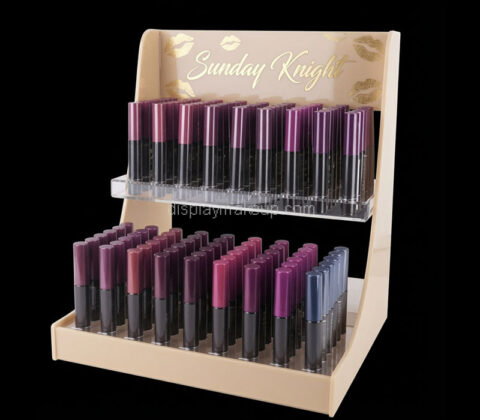 Custom acrylic retail counter lipstick display stand rack