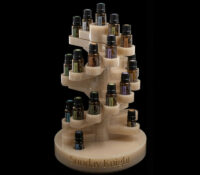 Custom acrylic rotating essential oil display stand DMD-3528 Custom acrylic rotating essential oil display stand