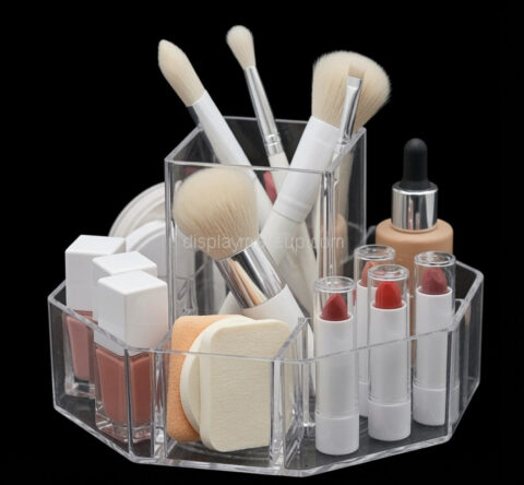 Custom acrylic multi dividers cosmetics organizer holder