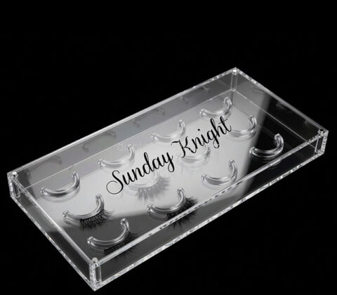 Custom acrylic magnetic false eyelashes storage box
