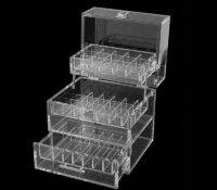 Custom acrylic essential oils drawers organizer box DMO-1382 Custom acrylic essential oils drawers organizer box
