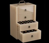 Custom acrylic essential oil drawers organizer box DMO-1385 Custom acrylic essential oil drawers organizer box