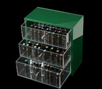 Custom acrylic essential oil drawers storage box DMO-1388 Custom acrylic essential oil drawers storage box