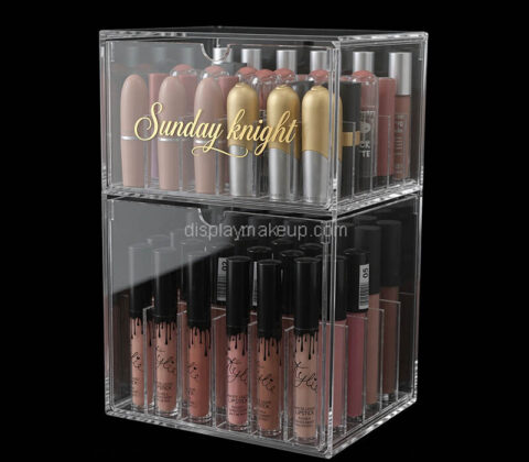 Custom acrylic lipstick drawers organizer box