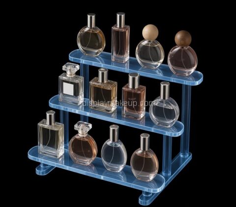 Custom acrylic 3 tiers perfume display stand