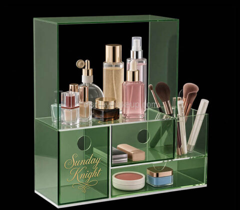 Custom acrylic skincare cosmetics drawers organizer