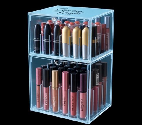Custom acrylic lipgloss drawer organizer box