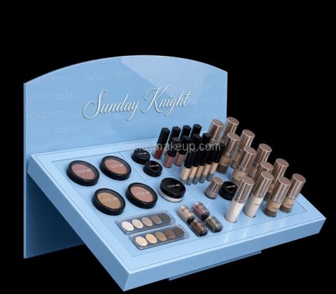 Custom acrylic makeup display stand rack