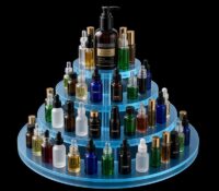 Custom acrylic multilayers essential oil display stand DMD-3551 Custom acrylic multilayers essential oil display stand