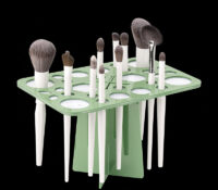 Custom acrylic makeup brushes drying holder rack DMD-3553 Custom acrylic makeup brushes drying holder rack