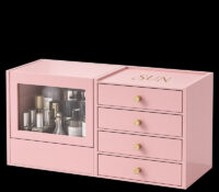 Custom acrylic drawer storage box for makeup skincare DMO-1413 Custom acrylic drawer storage box for makeup skincare