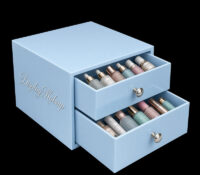 Custom acrylic essential oil bottles drawers box DMO-1415 Custom acrylic essential oil bottles drawers box