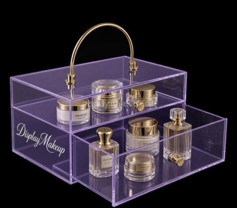 Custom acrylic skincare perfume drawers box