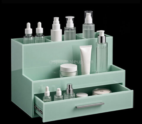 Custom acrylic skincare drawer organizer