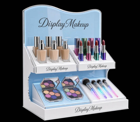 Custom retail beauty displays